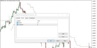 MT5のModATRトレーリングストップロスインジケーター