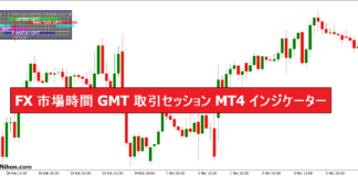 FX 市場時間 GMT 取引セッション MT4 インジケーター